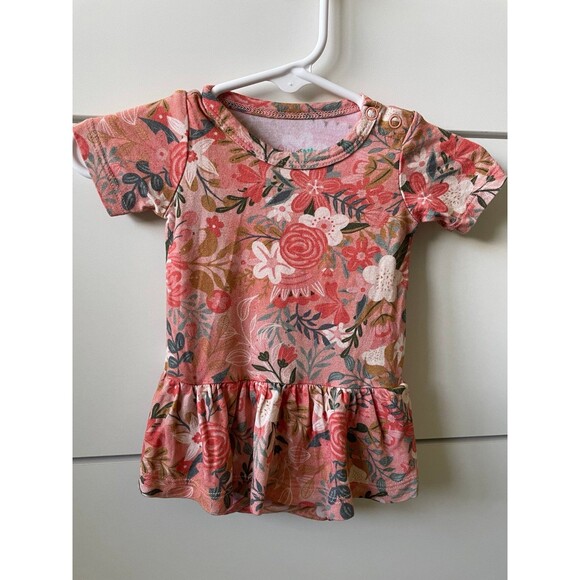Other - Gigi and Max Bamboo Floral Skirted Onesie
